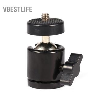 VBESTLIFE Đầu bóng xoay 360 độ Giá đỡ đầu bi mini cho chân máy ảnh 1/4 Giá đỡ đèn flash 3/8