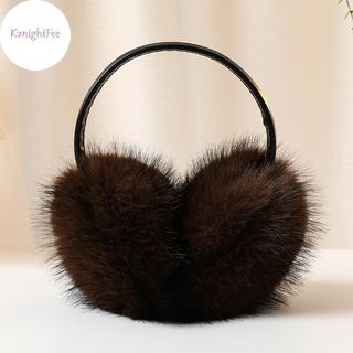 K2nightFee Chất Lượng Cao Real Fox Earmuffs Nữ Mùa Đông Giữ Ấm Tự Nhiên Bịt Tai Bé Gái Ấm Tai Cáo Sang Trọng Muff VN