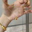 Mới Phong Cách Trung Quốc Vàng Tình Yêu Mặt Dây Chuyền Vòng Cổ Nữ Ánh Sáng Sang Trọng Tinh Tế Cao Cấp Xương Đòn Dây Chuyền Niche Vòng Cổ Phong Cách Trung Hoa Độc Đáo