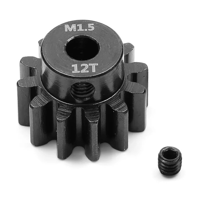Thép 5mm M1.5 Kim Loại Bánh Răng Bánh Răng Động Cơ Bánh Răng 12T-18T Cho 1 / 8 1 / 10 TRAXXAS ARRMA LOSI RCCar Phụ Kiện Động Cơ Chất Lượng Cao