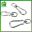 SWEET Thép không gỉ Xoay Snap Móc Loing Chó Dây Xích Bule Qui Phát Hành Bule Carabiner Kẹp Cho Chó Đi Bộ Cắm Trại n