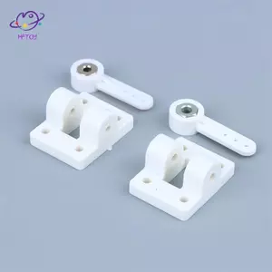 HFTOY 1 Bộ Landing Gear Bánh Trước Vô Lăng Tay Lái + Gắn Thích Hợp Cho RC Máy Bay Cánh Cố Định Các Bộ Phận DIY ~