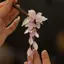 Kẹp Tóc DELMER Hanfu, Que Tóc Cho Buns Tua Rua Gỗ Tóc, Phong Cách Cổ Điển Hoa Đũa Tóc Sườn Xám Phụ Kiện