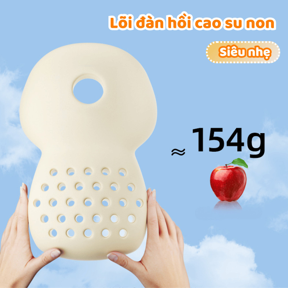 Đai Đỡ Đầu Chống Ngã Cho Bé, Gối Lưng Tập Đi Hình Phi Hành Gia Mềm Nhẹ An Toàn