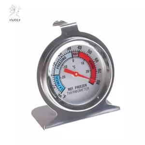 Nhiệt kế mặt số tủ lạnh bằng kim loại bằng thép không gỉ HNKMP.