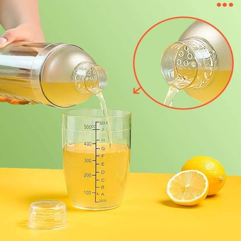 < WHPHous-t > 3 / 5 / 7 Chiếc Bộ Bình Lắc Cotail Và Bộ Đo Jigger Uống Hỗn Hợp Dụng Cụ Lắc Tay Để Pha Chế Và Thanh Gia Đình Đẹp