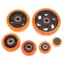 < WHPHous-t > Bánh xe PVC Bánh xe đôi Vòng bi chịu lực cao Chống mài mòn Đồ nội thất Bánh xe thay thế Đẹp