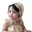 < Honeyba > Hoa Thêu Lưới Vải Ren Hoa Rỗng Mũ Công Chúa Mũ Bé Sơ Sinh Mũ Sinh Nhật Đạo Cụ Chụp Ảnh Đẹp