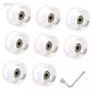 Jfory LED Con Lăn Trượt Bánh Xe 58mm Chống Trơn Trượt Cao Tay Cầm Trong Nhà Đèn Ngoài Trời Bánh Xe Thay Thế Cho Ván Trượt