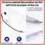 Ốp lưng phía trước bên trái ô tô viền dưới viền Chrome cho W205 C300 C350 2058851374(R F C V)