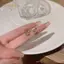 PNPIA- 1 Đôi Bông Tai Zircon Không Xuyên Cho Nữ Thời Trang Sáng Bóng Món Quà Trang Sức Lý Tưởng Để Sử Dụng Hàng Ngày Và Tiệc