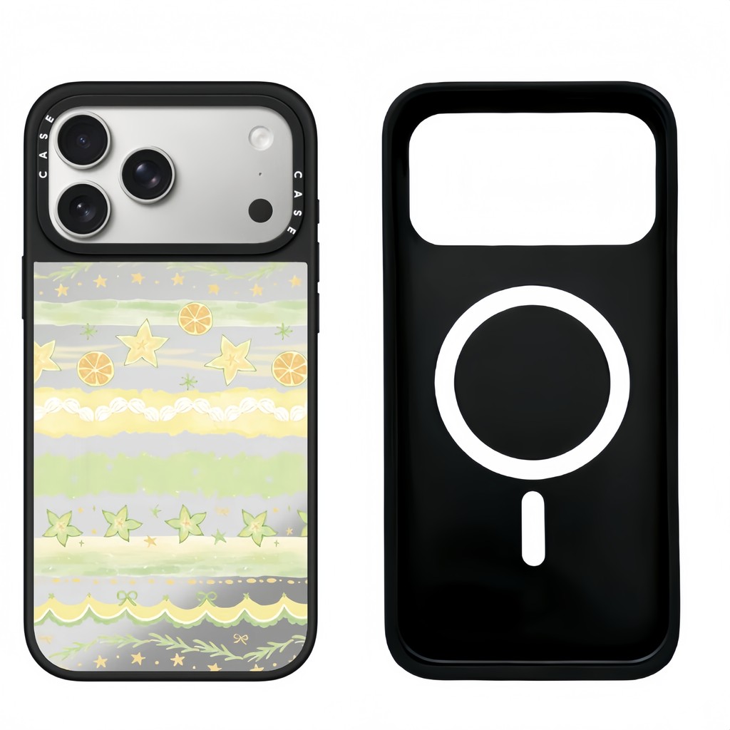 Ốp Điện Thoại Gương Ngôi Sao Vàng Từ Tính Cho IPhone 17 Pro Max 17 16 15 14 13 12 11 Vỏ Bảo Vệ Chống Sốc
