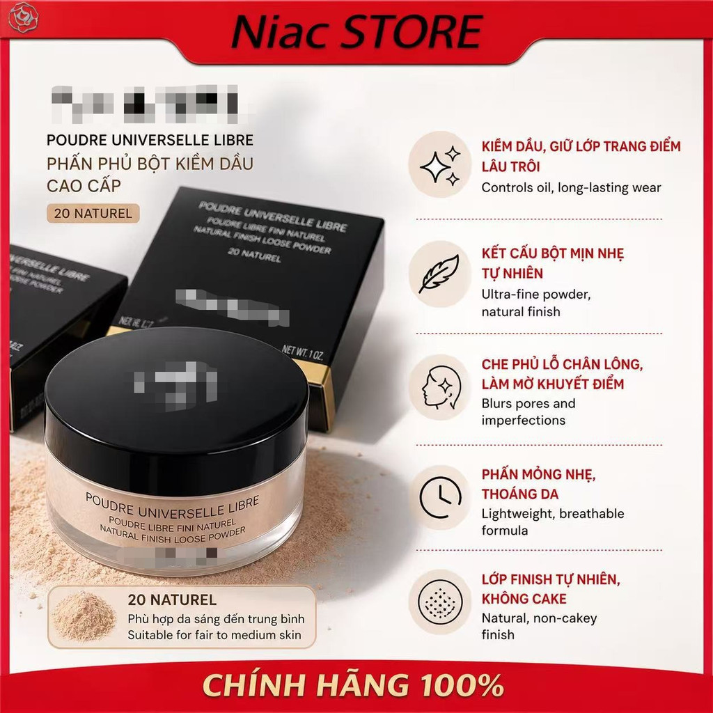 [Chính Hãng] Phấn Phủ Bột ℂℍ𝔸ℕ𝔼𝕃 𝐏𝐨𝐮𝐝𝐫𝐞 𝐔𝐧𝐢𝐯𝐞𝐫𝐬𝐞𝐥𝐥𝐞 𝐋𝐢𝐛𝐫𝐞 30gr Mới Nhất 2025 Full Box/ Full Size