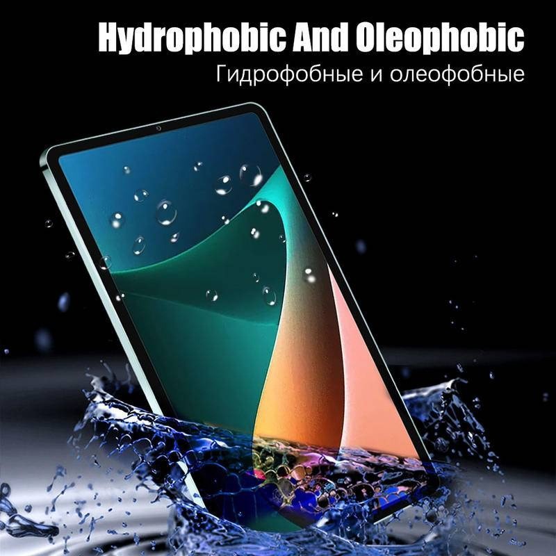 1-2 Chiếc HD Kính Cường Lực Cho Samsung Galaxy Tab A7 A8 A9 A9 + A11 A11 + Lite Cho Active4 Active5 Pro Matte Kính Cường Lực Bảo Vệ Màn Hình Chống Trầy Xước Phim HD