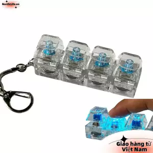 Bàn phím ngón tay NORDICLIFE, Nút chìa khóa giảm căng thẳng Fidget Móc khóa, Thư giãn 3 / 4 / 9 Phím Tiện ích Vượt qua thời gian Clicker Đồ chơi dành cho người lớn