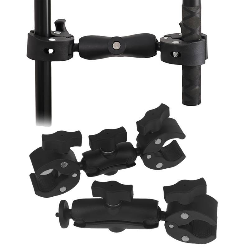 Springevenstar 1 Chiếc Xe Đạp Xe Máy Tay Cầm Hỗ Trợ Braet Camera Siêu Kẹp Gắn Giá Đỡ Cho Go Pro 13 12 11 Insta360 X3 X4 DJI Phụ Kiện Springevenstar