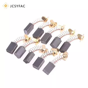 JCSYFAC 10 Chiếc Máy Xay Góc Bàn Chải Carbon 7 * 11 * 17mm Công Cụ Điện Động Cơ Phụ Tùng Mới