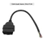 Cáp công cụ chẩn đoán FANIELLAPOWELL, Bộ chuyển đổi Obd2 dây cắm mở 30cm / 11.8Inch, Sửa đổi DIY Cụ thể 16 Pin Nam Đa năng Obd2 Pigtail