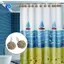 Móc treo rèm tắm phong cách Boho Thiết kế nút thắt, Bộ nhẫn trang trí nhà 12 chiếc cho phòng tắm, móc treo rèm