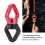 Carabiner xoay LACYES, hạng nặng 360° Xoay 30kN Xoay Carabiner, Xoay Xoay Chống Rối Đầu Nối Xoay Đa Năng Leo Núi Ngoài Trời