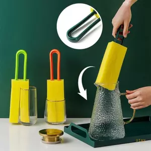 Bàn chải cốc nhà bếp có tay cầm thoải mái Bàn chải làm sạch cốc Cốc dễ dàng làm sạch đáy và cạnh