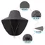 Mũ chống nắng vành rộng HFSHY dành cho nam Mũ Nylon có thể tái sử dụng, có thể điều chỉnh và chống nước có lưới dệt, thích hợp để đi bộ đường dài và cắm trại VN