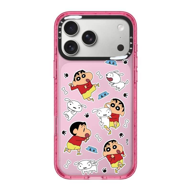 CASECASE X Crayon Shin chan Nohara Shiro Đen / Xanh da trời / Hồng Fizz Bộ sưu tập Màu sắc Trong suốt Cứng Hút Từ Tính Tác Động Dành Cho Apple IPhone 13 14 15 16 17Pro Max Plus Có Hộp