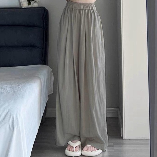 QUẦN ỐNG RỘNG QUẦN SUÔNG LƯNG THUN CHẤT ĐŨI GIÓ SIÊU ĐẸP CÓ BIGSIZE 70KG MA095