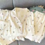 -Set Pyjama 3 Món Áo Cộc + Quần Cộc + Quần Dài Thu Hè Hoạ Tiết nơ Dễ Thương