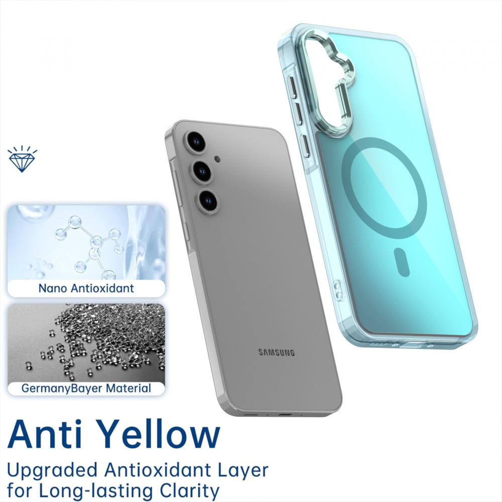 Giá đỡ ống kính đổi màu Vỏ điện thoại từ tính cho Samsung Galaxy S26 Uktra A37 A56 A55 A54 A53 A52 A36 A35 A34 A26 A25 A24 A16 A15 A14 A13 A07 A06 A05 4G 5G Không Vàng