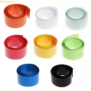 Fol 2m PVC Heat Shrink Ống Bọc Bộ Cho 18650 18500 Flat Round 18 5m