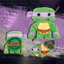 YT4 Fugler x TMNT Teenage Mutant Ninja Turtles Mikey Raphael Ugly-Cute Cotton Sang Trọng Búp Bê plushie