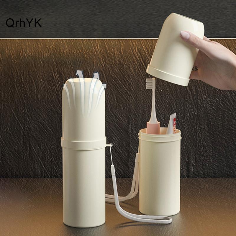 Nhà máy thời trang Hộp đựng bàn chải đánh răng du lịch di động đơn giản Bàn chải đánh răng và kem đánh răng Hộp lưu trữ có nắp đậy QrhYK