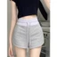Quần Short Thể Thao Màu Xám Nữ Hot Girls Quần Thường Ngày 2024 Cao Cấp Ôm Hơn Nhìn Chữ a Mỹ Hot Quần Mặc Ngoài 5.12