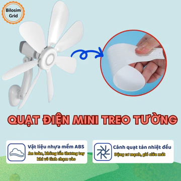 máy quạt treo tường Quạt trần nhỏ gia đình quạt treo tường Quạt nhỏ treo tường