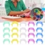 SMILE 50 Chiếc Cuộn Kẹp, Kẹp Bobbin Nhỏ Nhiều Màu Sắc, Người Tổ Chức Ống Nhựa Lưu Trữ Kẹp May