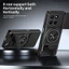 Giáp Xoay Ống Kính Trượt Funda Cho Honor 400 Thông Minh 5G Toàn Cầu Ốp điện thoại Từ Tính Cho Honor X7D 4G Ốp điện thoại Chân Đế Capa