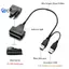 Cáp SATA cho máy tính xách tay SSD 2,5 Inch Máy tính để bàn HDD Bộ chuyển đổi ổ cứng gắn ngoài USB 2.0 có cổng cấp nguồn cho hệ điều hành, cho Windwos Nice