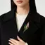PNPIA- Cổ Điển Men Lily Trâm Pin Cho Nữ Hợp Kim Thiết Kế Thực Vật Khăn Ve Áo Đầm Dự Tiệc Phụ Kiện