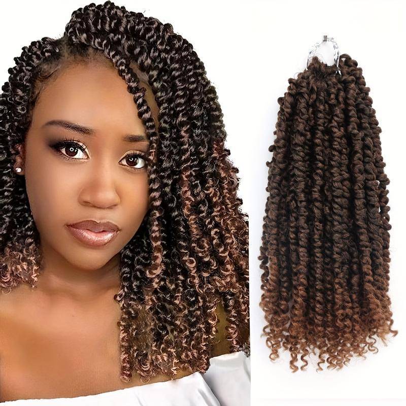 PNPIA- Passion Twist Crochet Hair Pre Twisted Tổng hợp Curly End Braid Extensions cho hợp thời trang hàng ngày và lễ hội