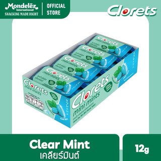[VỊ BẠC HÀ] Kẹo Ngậm Thơm Miệng Không Đường Clorets Mini Mints Original Mint 13g