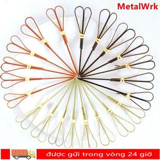 Que đánh răng METALWRK, Que xiên tre trang trí cocktail, 100 Cái / túi Cocktail tre thân thiện với môi trường