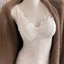 Pure Desire Wind With Ngực Pad Camisole Mặt sau đẹp Mặc bên ngoài Đáy bên trong