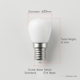 SMVP LED Màu Bóng Đèn E14 Đèn Tủ Lạnh God Để Bàn 3W 220V Trắng Ấm Xanh Đỏ Xanh Dương