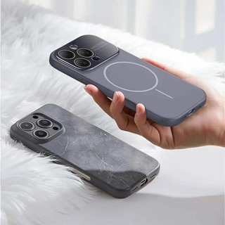 Auto Focus Luxury Business Matte Liquid Silicone Phone Case Cho iPhone 16 15 14 13 17 Pro Max Ốp Bảo Vệ Ống Kính Chống Sốc Tương Thích Với Từ Tính