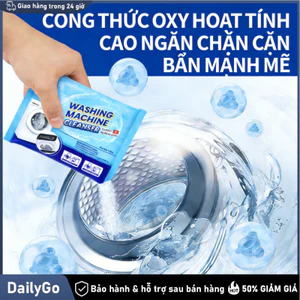 Chất làm sạch máy giặt hoạt tính oxy vệ sinh lồng giặt Bảo trì máy giặt định kỳ,Khử mùi hôi, diệt khuẩn