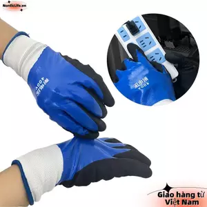 Găng tay cách điện NORDICLIFE, Găng tay màn hình cảm ứng điện áp chịu được cao su 400V, Dụng cụ bảo vệ công nghiệp màu xanh Găng tay an toàn làm việc điện