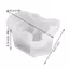 Luckyew Khủng Long Dễ Thương Mousse Khuôn Bánh Pudding Khuôn Silicon Custard Khuôn Bánh Hoạt Hình Màu Xanh Dino Trang Trí Bánh Nướng Bánh Dụng Cụ TQ