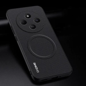 Dành cho Xiaomi Redmi 14C 14R Từ Tính Mark Họa Tiết Nổi Da PU Thân Thiện Với Da Bìa Mềm