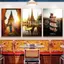 Đông Nam Á Phong Cách Thái Lan Không Khung Chống Thấm Nước Tranh Core, Phật Phong Cảnh Nghệ Thuật Treo Tường Poster Cho Nhà Hàng Cafe Trang Trí Tường Nhà